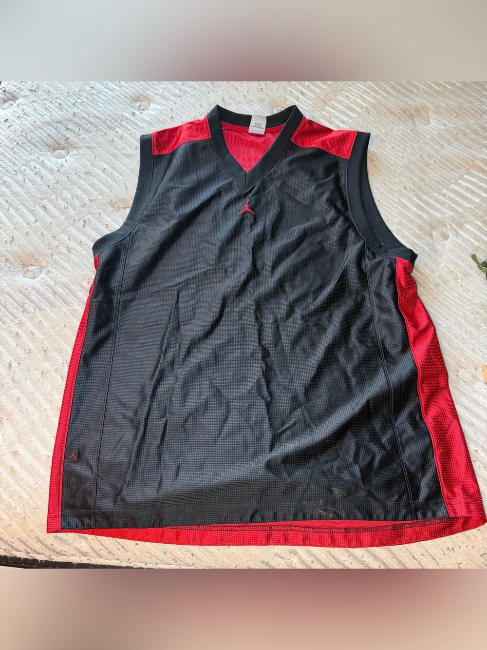 Vintage Y2K Air Jordan Basketball Tank Top Warm Up Jersey Size XL